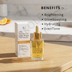 Suero Facial con 10% de Vitamina C+E y Niacinamida y Glicerina |   30ml Antienvejecimiento, Aclarante, Cuidado para Manchas Oscuras y Potenciador de Luminosidad - Product Image 3