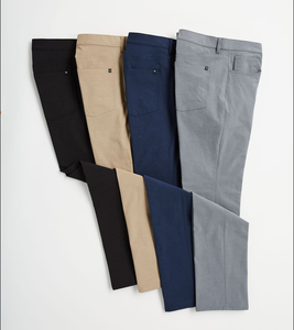 Pantalones Chinos de Algodón Personalizados para Hombre, Impermeables, Ligeros, de Cintura Media, Corte Ajustado, Tallas Grandes, Directo de Fábrica, Exportación BD, Venta al Por Mayor OEM - Product Image 1