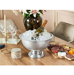 Enfriador de Acero Inoxidable de Alta Calidad para Botellas de Vino, Whisky y Cerveza, Tazón de Hielo de Gran Capacidad, Regalos Florales - Product Image 6