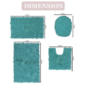 Customised Soak High Quality Bathroom Rug Non Slip Bath <b>Mat</b> Water <b>Absorbent</b> Soft Microfiber Shaggy Bathroom <b>Mat</b> Machine Washable - Product Image 2