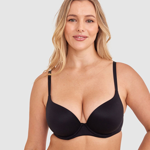 Sujetador Deportivo Transpirable para Mujer, Copa 3/4, Sin Costuras, Color Negro Sólido, Espalda en Y, Tejido de Poliéster/Nailon, Lavable a Máquina - Product Image 1