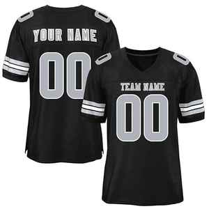 2k26 Nuevo estilo, camiseta de fútbol americano personalizada, camiseta deportiva de manga corta con cuello en V para hombre, uniforme de equipo - Product Image 2