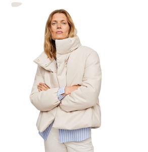 Wholesale New Lightweight Puffer <b>Jacket</b> Breathable <b>Sheep</b> <b>Skin</b> Leather Winter Warm Women's Outdoor <b>Jacket</b> Leather <b>Jackets</b> - Product Image 5