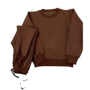 Survêtements pour hommes en coton 100% personnalisés, design sur mesure, décontractés, à manches longues, pour le sport, sweat-shirts et pantalons de jogging - Product Image 2