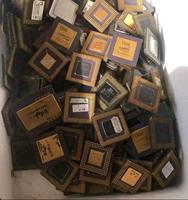 Composants de récupération d'or de CPU en céramique, matériel de recyclage électronique en vrac pour socket LGA 1151, usage de bureau, origine France