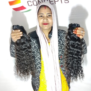 Extensiones de Cabello Humano Natural Rizado Birmano al por Mayor, Cabello Humano Virgen Vietnamita Crudo Sin Procesar - Product Image 4