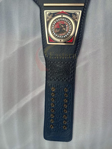 Custom IBO World MMA Championship Belts-Wholesale Customizable Color/Logo/Size Front Logo Zinc/Brass/Leather <b>Material</b> - Product Image 2