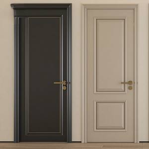 Modern Wooden MDF Interior Slab Doors Custom Factory Finished Solid Wood Panel Bedroom Doors for Apartments Villa Hotel Use - Product Image 6