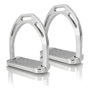 Estribos de Seguridad Reutilizables de Acero Inoxidable Ligeros de Primera Calidad para Montar a Caballo, Saltos y Doma, Compatibles con Montar a Caballo al Estilo Occidental e Inglés - Product Image 1