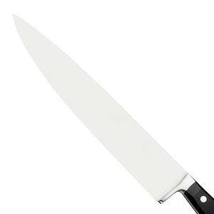 Couteaux de chef polyvalents avec une longue lame de coupe et une poignée noire à trois rivets pour la découpe de viande et de légumes à la maison - Product Image 5