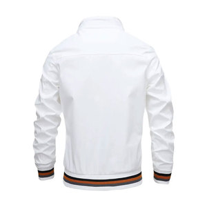 Chaqueta Bomber Impermeable y Cortavientos para Hombre, con Capucha, Cuello Alto, Logotipo Frontal, Ajuste Delgado, de Alta Calidad, Personalizable al por Mayor, Último Modelo - Product Image 2