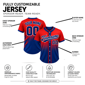Maillot de baseball unisexe à rayures fines, impression sublimée, 100 % polyester, manches courtes, évacuation de l'humidité, coupe classique pour adulte - Product Image 5