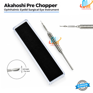 ชุดอุปกรณ์ผ่าตัดตา Akahoshi Combo 2 Pre-Chopper สำหรับการผ่าตัดต้อกระจกอย่างแม่นยำ ผลิตจากเหล็กกล้าไร้สนิมเยอรมัน |   OLDMED - Product Image 1