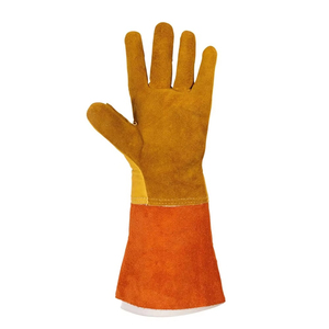 Gants de soudage TIG en cuir de vachette longs et courts, imperméables, haute visibilité, gants de sécurité - Product Image 2