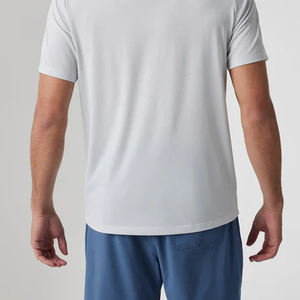 Prix d'usine avantageux pour les acheteurs en gros / T-shirt pour homme avec logo personnalisé, manches courtes et design de haute qualité - Product Image 5