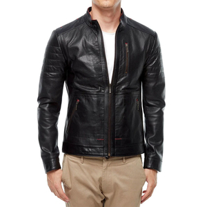 Top Trending Wholesale Custom Cowhide <b>Leather</b> <b>Jackets</b> for Men Windproof Breathable Quick Dry High Street Style - Product Image 1