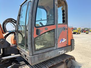 Excavadora de cadenas S75V de 2005 en venta, máquina de tamaño mediano lista para exportación y uso en obra. - Product Image 4