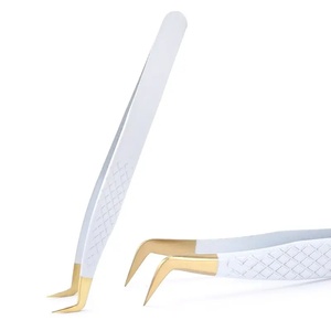 แหนบสแตนเลสปลายเรียบสำหรับติดขนตาปลอม ความยาว 10 มม. - Product Image 4