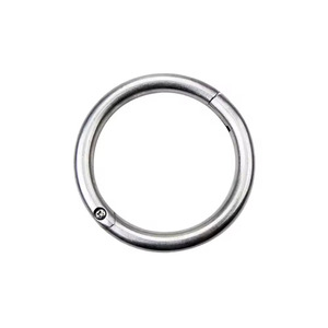 New Professional Quality Customized logo Stainless Steel Cow Livestock Hot Selling Cow Bull Cattle Nose <b>Ring</b> - Product Image 2