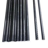 Tiges en fibre de carbone ultra-légères et haute rigidité, préformes de poteaux en carbone pultrudés, longueur personnalisée pour les ailes de drones et d'avions RC