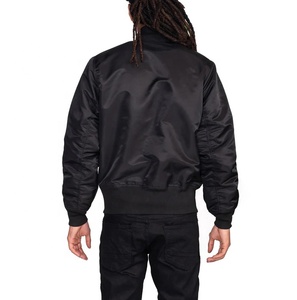 Blouson Bomber d'Hiver OEM pour Homme 100% Imperméable Réversible Style Urbain Tissu Toile Broderie Logo Personnalisé Placement Avant - Product Image 2