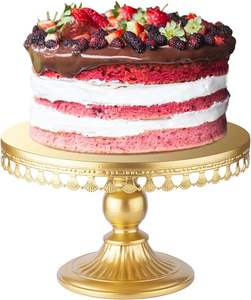 Base de Metal Resistente para Pasteles, Decorativa, para Presentación de Pasteles en Panaderías, con Base Fuerte para Exhibición de Postres - Product Image 3