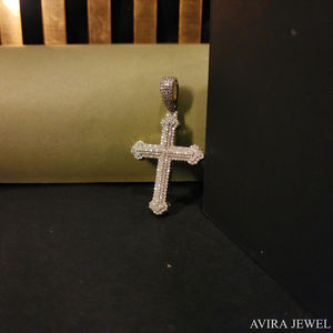 Elegante Colgante Hip Hop de Moissanita de 4 Ct, Sin Níquel, Sin Plomo, Plata de Ley 925, Chapado en Oro Amarillo y Rosa, Lujoso, Unisex - Product Image 4