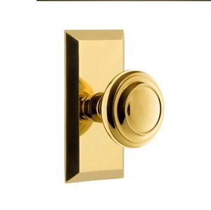 Pomo de Puerta Rectangular de Latón, Elegante, con Privacidad, Nuevo Diseño Moderno y Minimalista, Duradero, Altura Personalizable, para Hotel, Villa, Dormitorio - Product Image 4