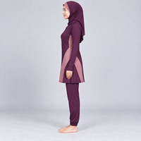 Ensemble Burkini 3 Pièces Modeste pour Femme, Nouvelle Collection Professionnelle, avec Cristaux sur le Devant, Vêtements Islamiques de Haute Qualité, Vente en Gros