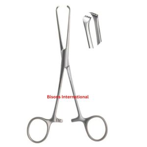 Pinzas Quirúrgicas Dentadas de Acero Inoxidable Allis de Alta Calidad BISONS, Instrumento Médico Reutilizable con Certificación CE ISO OEM - Product Image 1