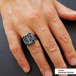 Bague de diplôme universitaire unisexe BOJ RCJ Ring 010 personnalisée en argent et diamant, cadeau pour occasions spéciales, prix bas, offre exceptionnelle - Product Image 5