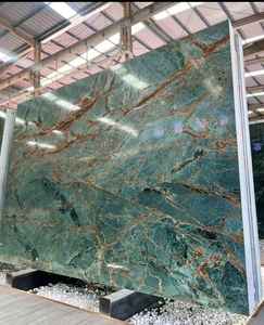 Losas y Azulejos de Mármol Verde Bosque de Alta Calidad, Revestimiento de Paredes y Pisos de Lujo, Piedra Elegante Verde Bosque - Product Image 4