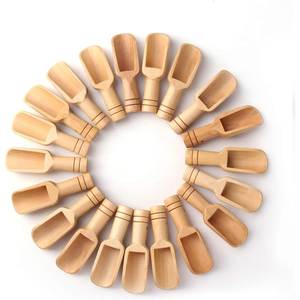 Cuillère en bois de conception classique, écologique et de qualité supérieure pour les grains de café, le thé, le sucre et les épices - Product Image 6