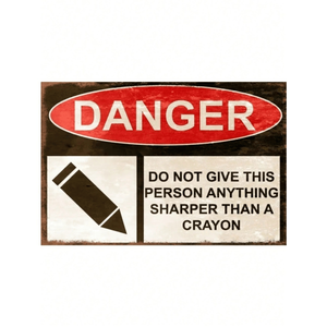 CIFbuy <b>Retro</b> Style Humorous Metal <b>Sign</b> Vintage Wooden Wall Art for Office and Mancave TikTok for Temu Pick up Service - Product Image 2