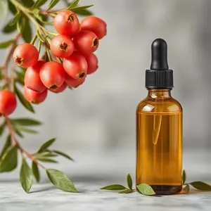 Huile de Rose Musquée Biologique de Qualité Supérieure OEM, Huile de Graines de Rose Musquée Pressée à Froid pour Éclaircir la Peau, Anti-Âge et Nourrissante pour les Cheveux - Product Image 1