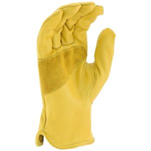 Reinforced Goat Grain Leather <b>Driver</b> Work <b>Gloves</b> Industrial Safety Heavy Duty Heat Resistant Durability Gardening <b>Gloves</b> - Product Image 1