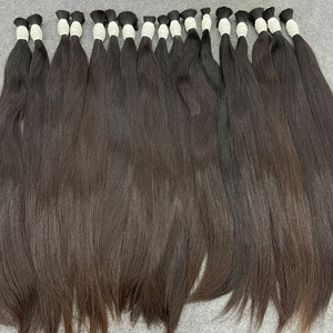ผมต่อ100% มนุษย์สำหรับการถักแบบไม่ทอไม่หลุด - Product Image 3