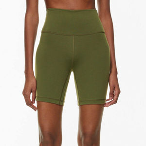 Shorts de sport respirants à séchage rapide, taille basse, effet froncé, haute élasticité, leggings de fitness sans couture pour femme - Product Image 5