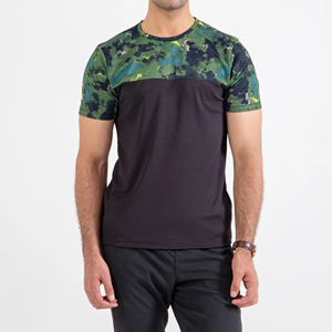 เสื้อยืดคอกลมผู้ชายทรงปกติ ผ้าถัก โพลีเอสเตอร์ 100% แห้งเร็ว ระบายอากาศดี เป็นมิตรกับสิ่งแวดล้อม เหมาะสำหรับออกกำลังกายในฤดูร้อน - Product Image 1