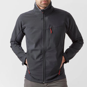 Veste softshell à capuche pour homme, automne, protection contre les intempéries, respirante, légère, imperméable, coupe-vent - Product Image 1