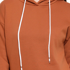Sweat à capuche pour femme pour le printemps et l'automne, sweat à capuche gris décontracté avec imprimé européen et américain - Product Image 5