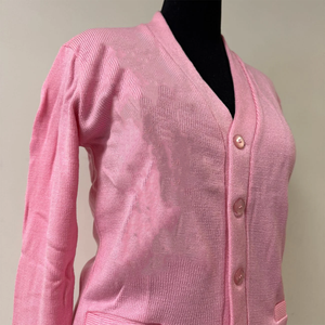 A | Suéter Cárdigan Universitario de Invierno KA Rosa para Mujer, Estilo Griego, Venta al por Mayor OEM/ODM, Tejido Acrílico y Algodón, Colores Personalizables - Product Image 4