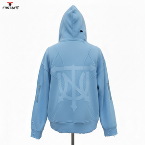 Wholesale Cotton Pullover Custom Logo Drop Shoulder High Quality hoodies men men's hoodies Fashion Men Hoodies in Low Price - Product Image 2