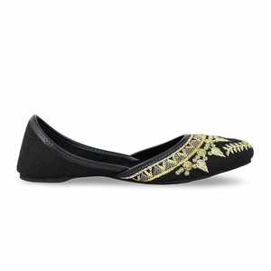 Black Fancy Khusa EC8519 Pisos de Mujer - Product Image 4