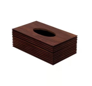 Vente en gros de porte-boîtes à mouchoirs en bois modernes, durables et personnalisables pour restaurants et hôtels, logo personnalisé en gros au meilleur prix - Product Image 2