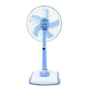 Vietnam-Made 16-Inch Electric Classic Home Use Premium SanKyo Mechanical Design <b>Plastic</b> Custom Blue Light Air Cooling <b>Table</b> Fan - Product Image 2