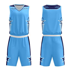 Maillots de basket imprimés en gros, grandes tailles, avec broderie du numéro d'équipe, uniformes respirants pour hommes - Product Image 1