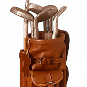 New Arrival Handmade Full Grain Leather <b>Golf</b> Club Polo Bags For Sale Wholesale Customized Leather <b>Golf</b> Carry Bags With Pockets - Product Image 3