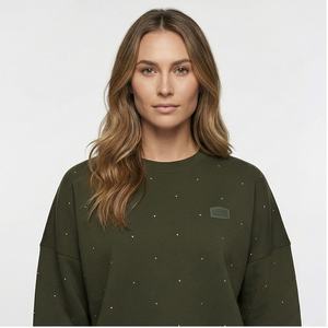 Sudadera con Capucha Informal, Estilo Urbano, Hombros Caídos, Tejido Grueso de Invierno, Antiarrugas - Product Image 1