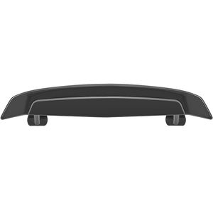 Aileron GT 46,3 pouces universel pour voiture, spoiler en ABS haute résistance, compatible avec la plupart des berlines et coupés, accessoire arrière pour voiture - Product Image 3